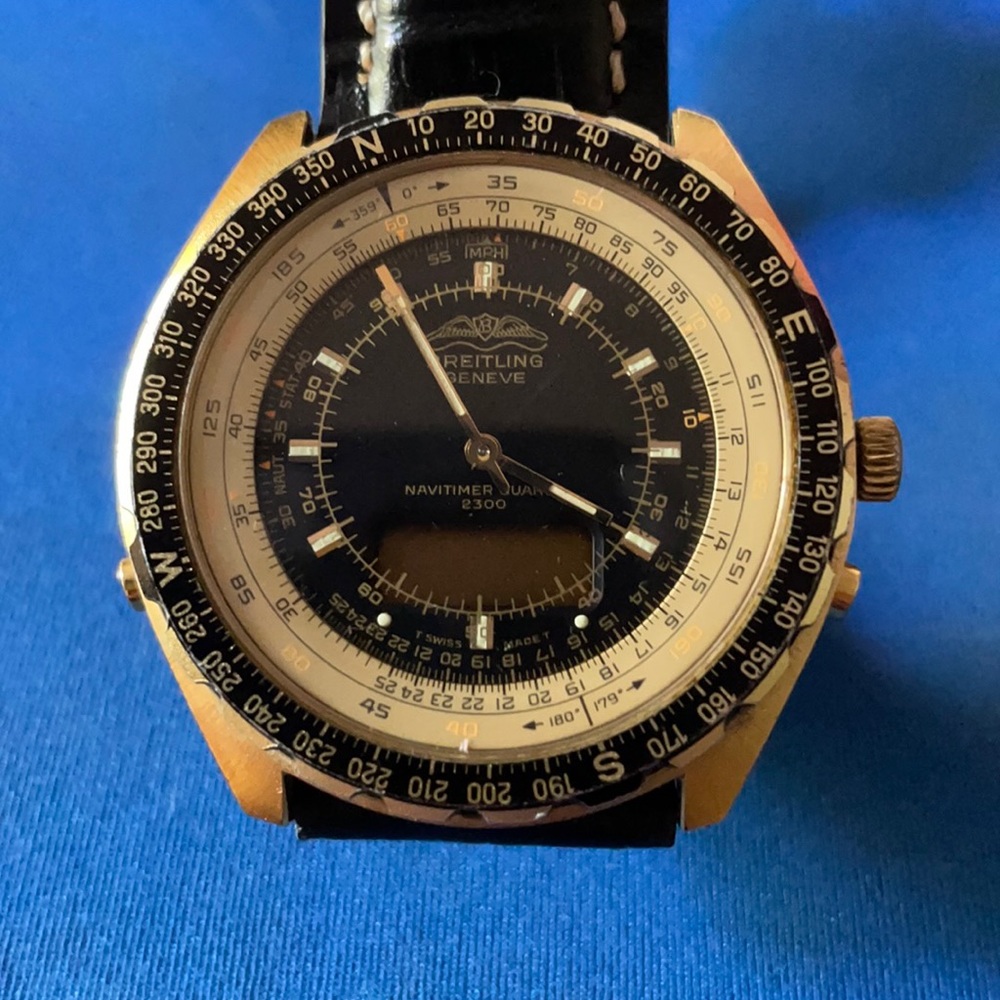 Used Breitling Navitimer 2300 watch. Swiss
